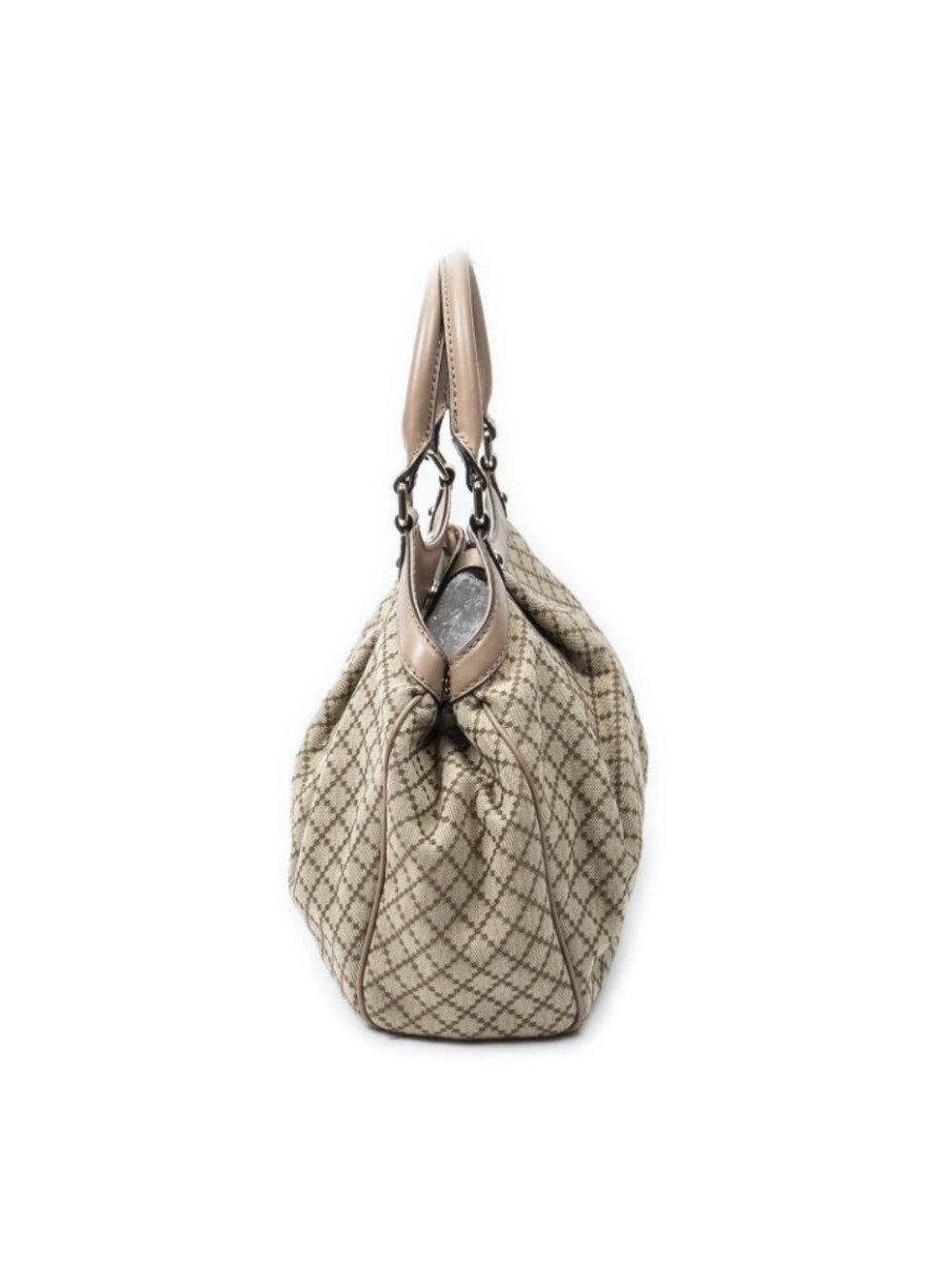 Gucci Mini Tote Beige Diamante Canvas - Picture 3 of 10